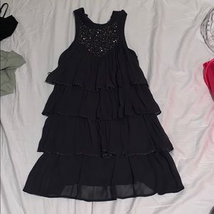 Layered ruffle dress!